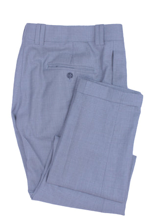 POWDER GREY SOLID TROUSERS