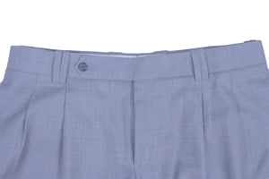 POWDER GREY SOLID TROUSERS