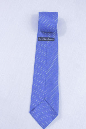 Blue Spotted 100% Cotton Tie