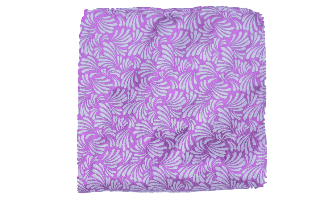 PINK FUSION 100% SILK POCKET SQUARE